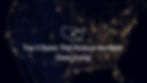 Photograph of the United States from space with text overlay "Top 5 States That Produce the Most Clean Energy"
